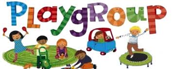 Children playing in playgroup